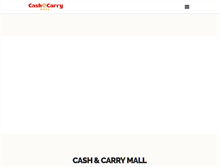 Tablet Screenshot of cashandcarrymall.com